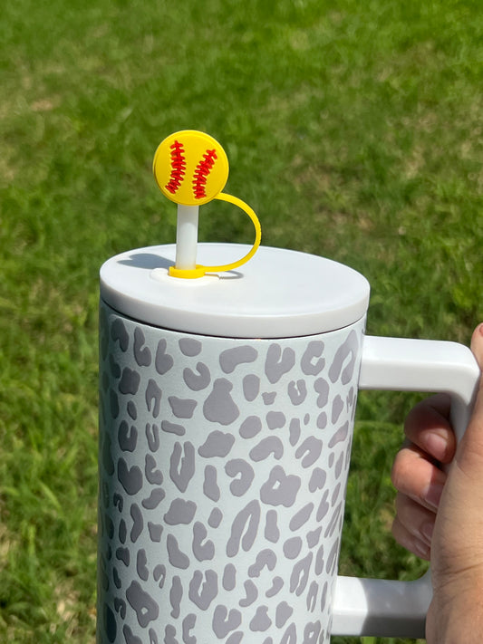Straw Topper - Softball
