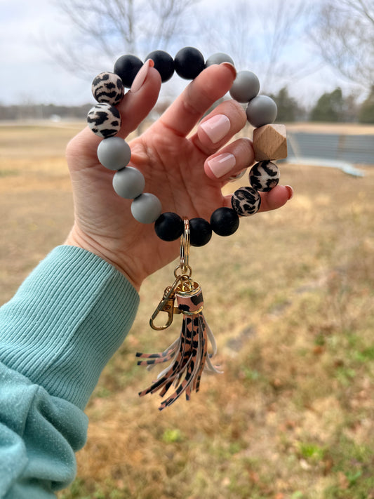 Black, Grey, and Leopard