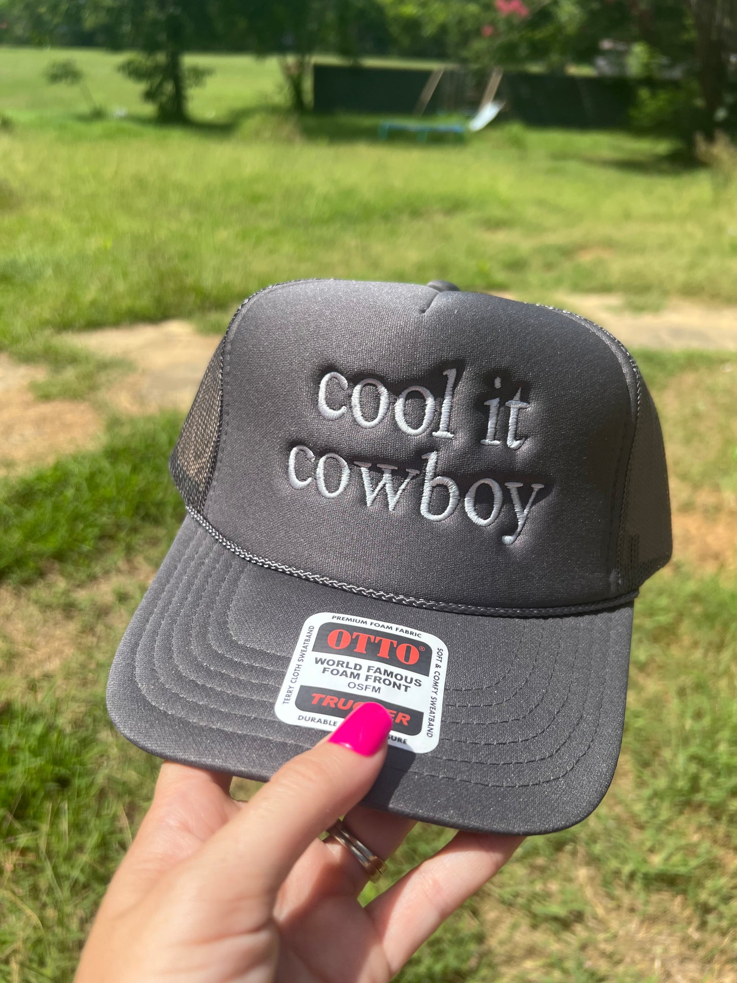 Cool It Cowboy Embroidered Hat