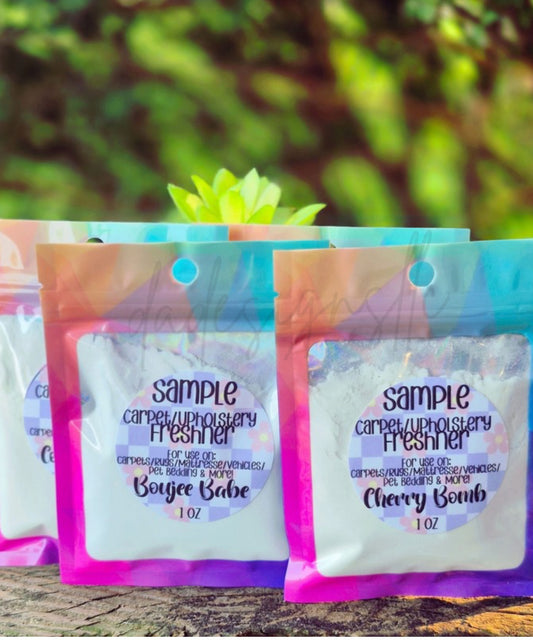 * PRE - ORDER * 1oz Sample Carpet Fresheners