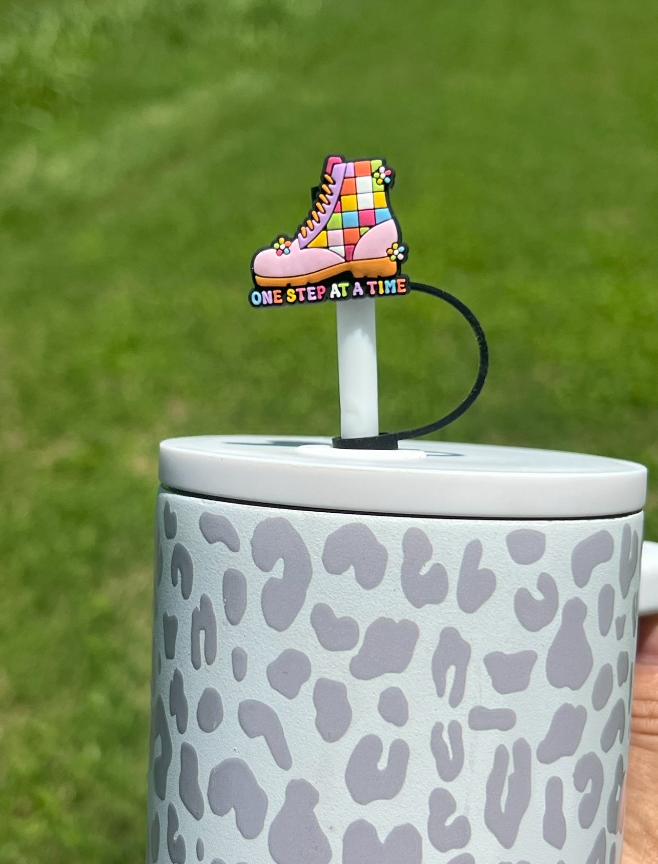Straw Topper - One Step at a Time