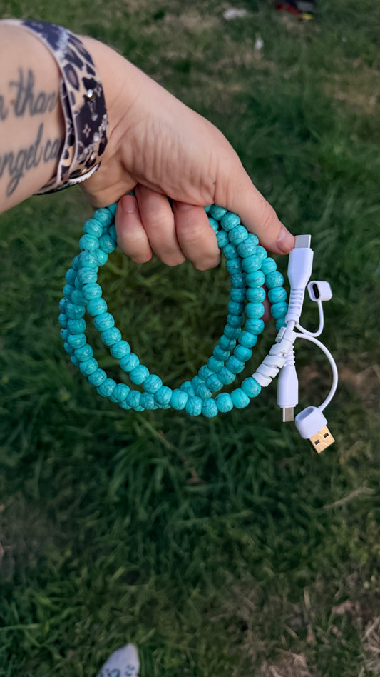Turquoise Dual Charger