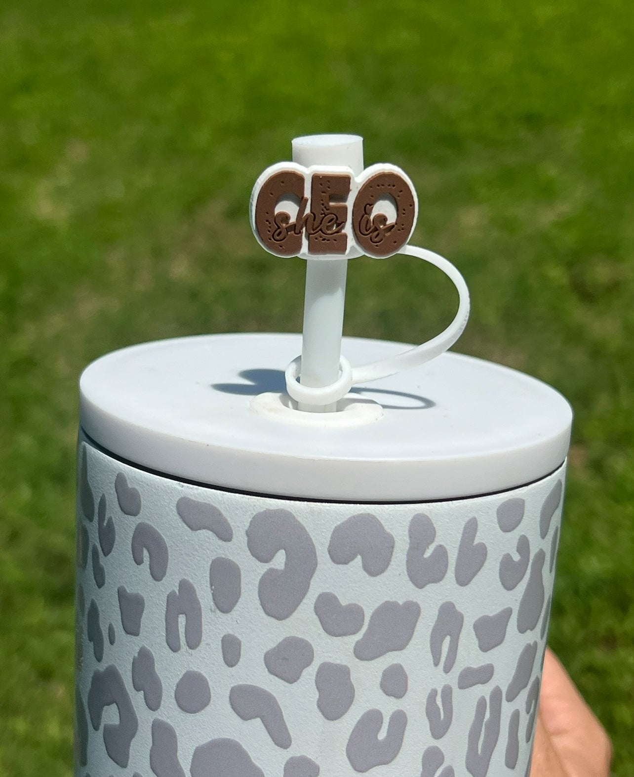 Straw Topper - She is CEO