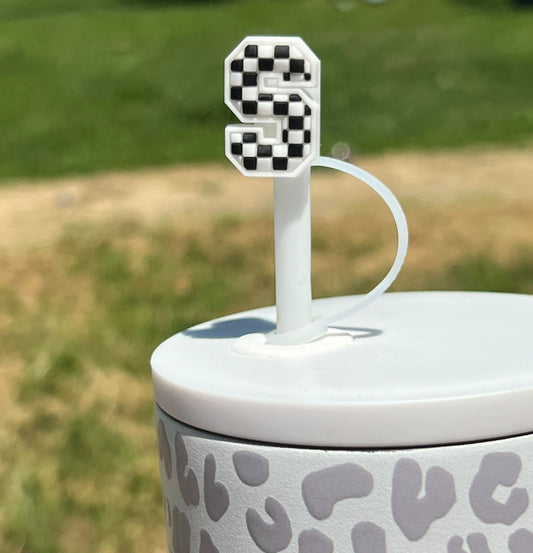 Straw Topper - Checkered S