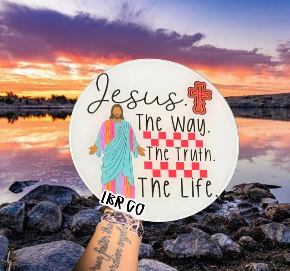 Jesus. The Way. The Truth. The Life. Custom Cutting Boards