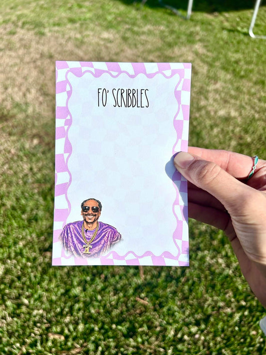 Fo’ Scribbles Notepad