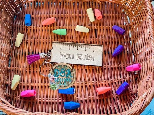 You Rule Keychain