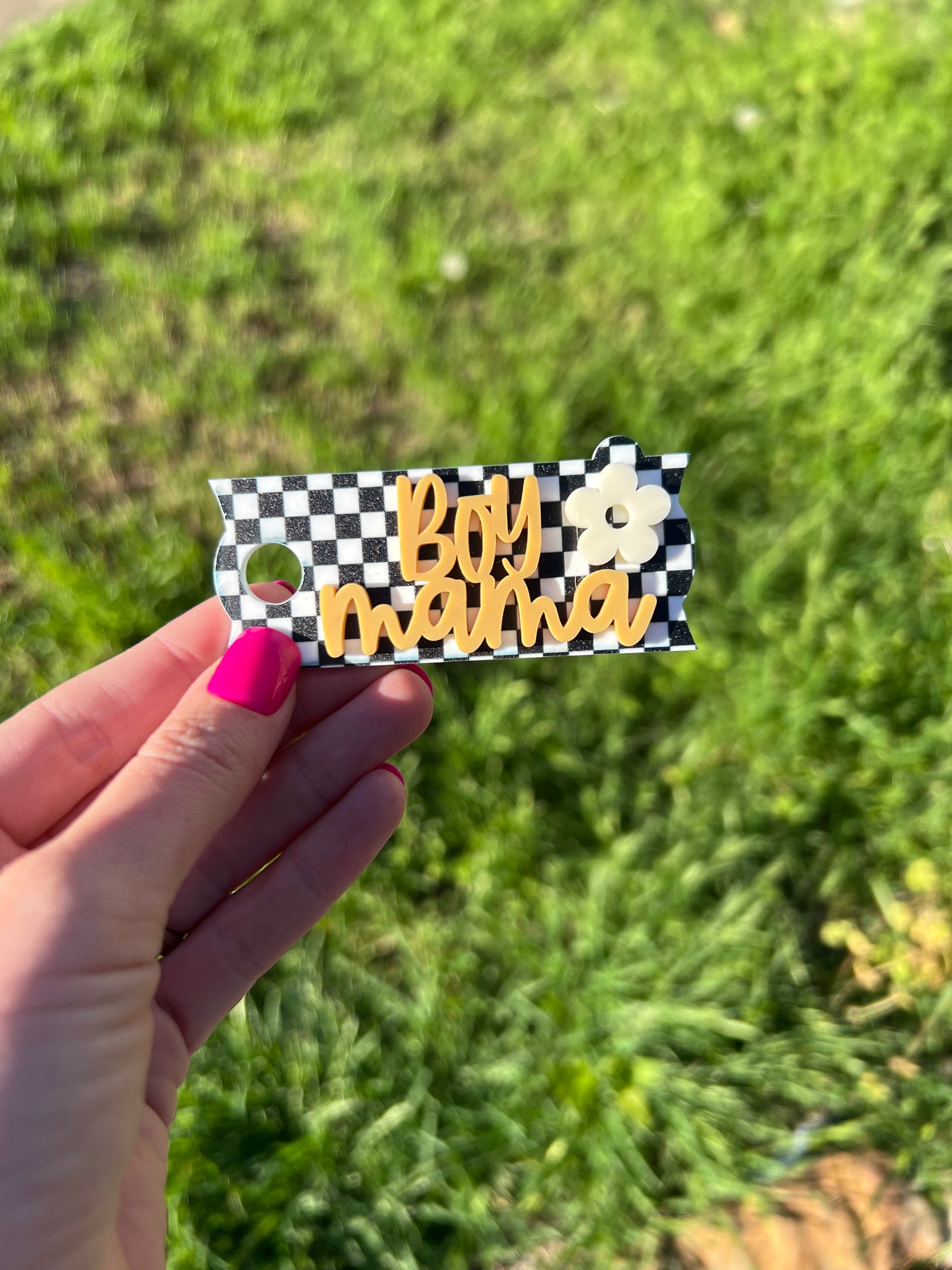 Boy Mama Tumbler Topper