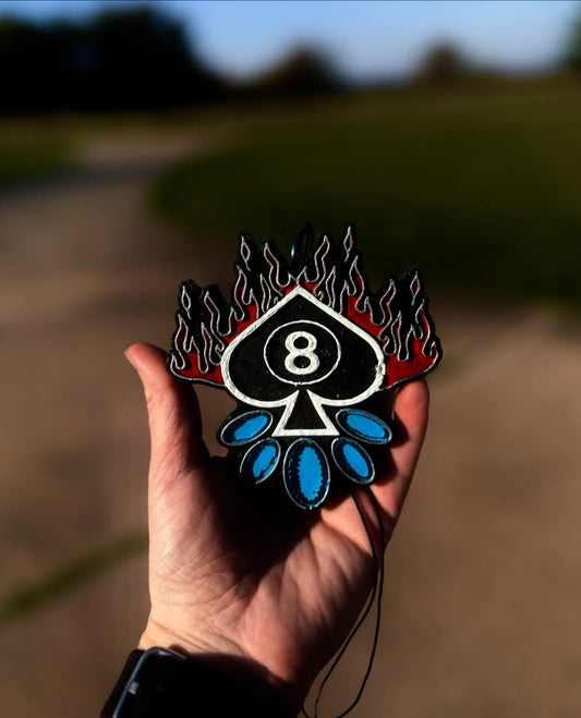 Flamin’ 8 Ball Freshie