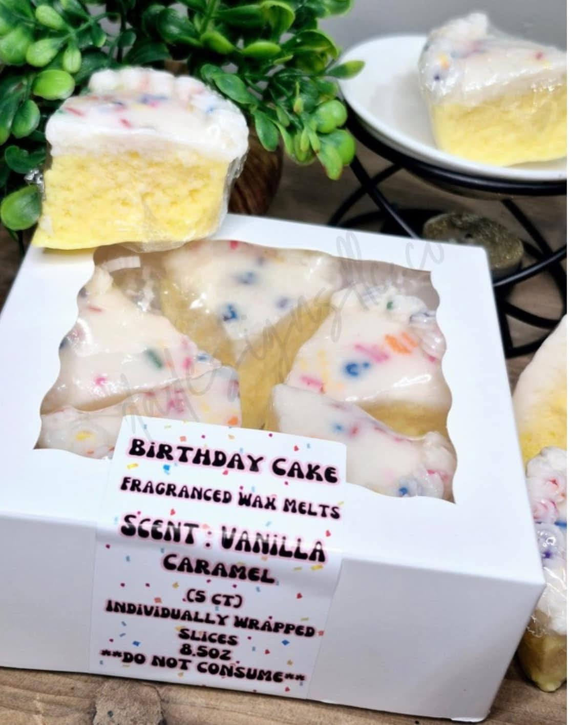 Box or Single Birthday Cake Wax Melts